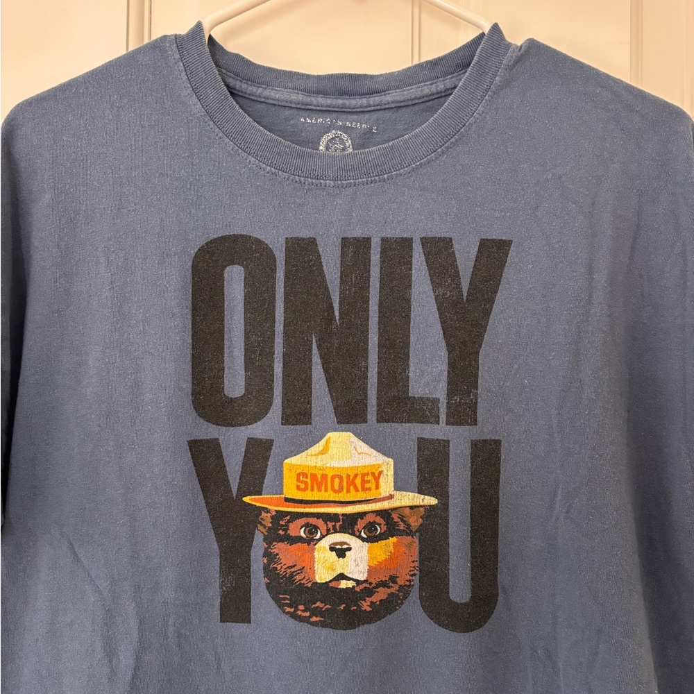 Smokey Bear 'Only You' Graphic Tee - Blue - Picture 3 of 3